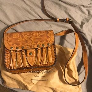 Patricia Nash Hand Tooled Crossbody Bag Like New